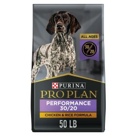 dPurina Pro Plan Performance 30/20 for Adult Dogs Chicken Rice 50 lb Bag