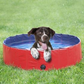 Dog Pool, 160*30/120*30 Foldable Large and Small Dog Pool, Dog Bath, 100% Safe & Non Toxic (size: 120*30)